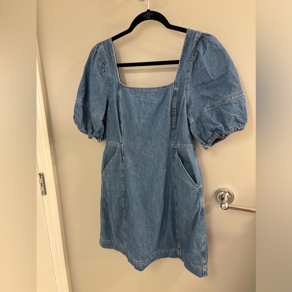 Madewell Denim Short Sleeve Dress